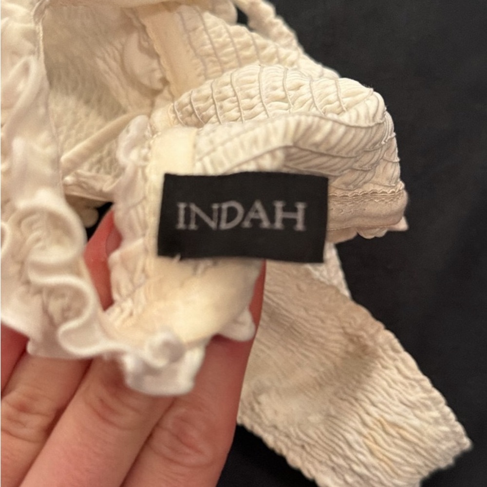Indah White bikini Top and bottom